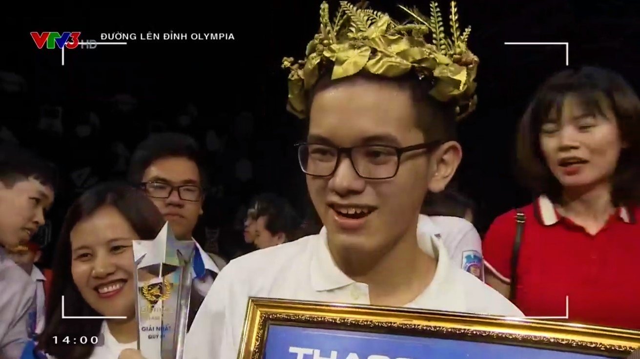 nam sinh lap ky luc duong len dinh olympia gianh ve vao chung ket nam 2018