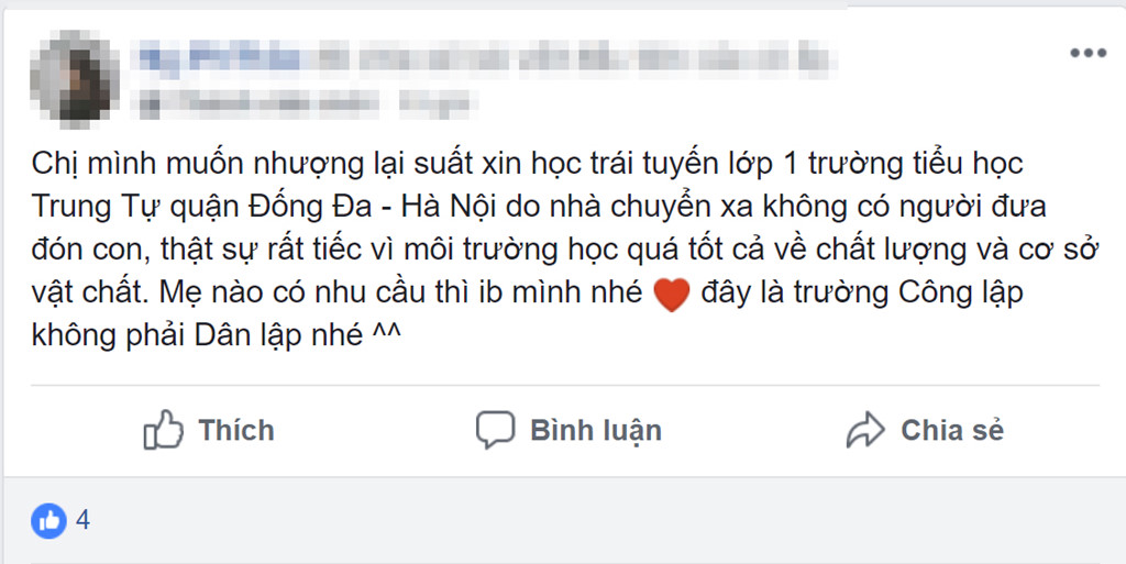 phu huynh ban suat chay truong co giao ra gia 15 trieu dong