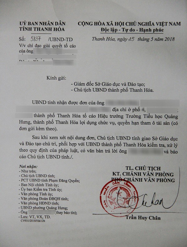 hieu truong giam hoc sinh vi khong dong du tien tiep tuc bi to tham o tai san