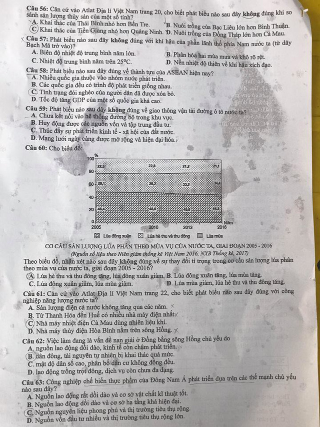 van de dien du lich bien dao vao de thi dia ly thpt quoc gia 2018