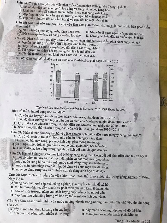 van de dien du lich bien dao vao de thi dia ly thpt quoc gia 2018