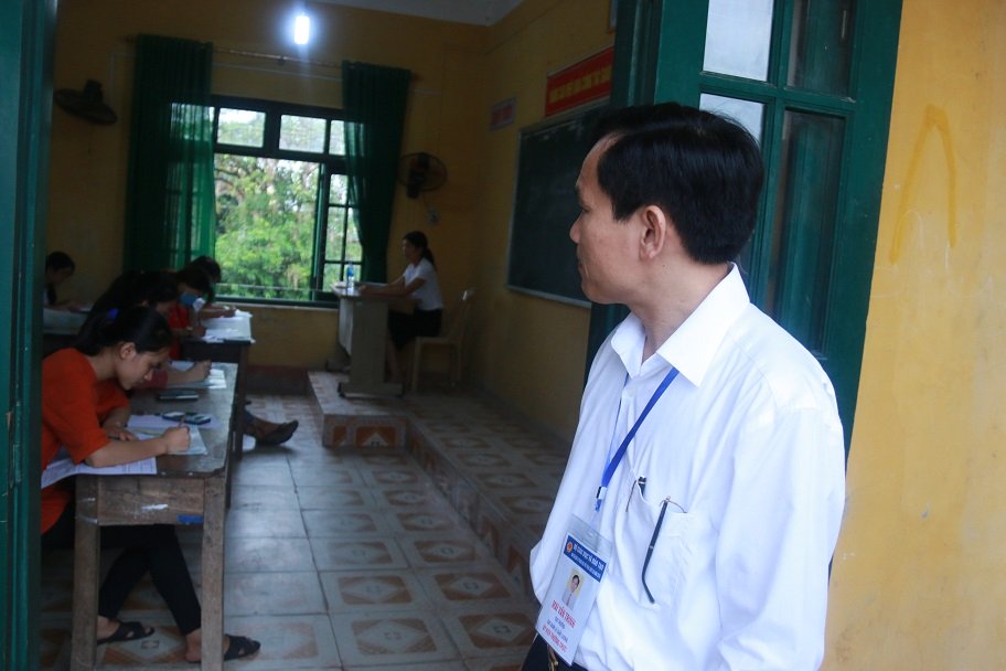 phong thi duy nhat 1 thi sinh trong buoi thi cuoi cung