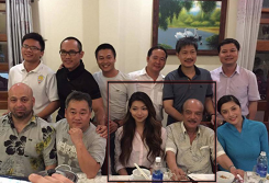 Đại sư Nam Anh cùng con gái xuất hiện tại Việt Nam
