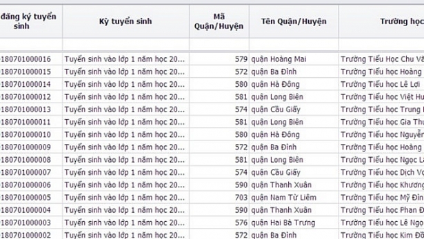 ha noi canh bao viec gia mao chinh sua thong tin tuyen sinh truc tuyen 115110