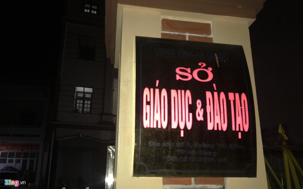 pho chu tich ubnd tinh ha giang thua nhan diem thi bat thuong