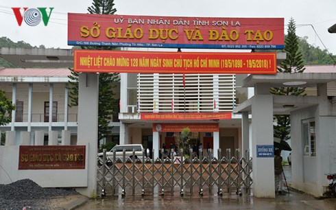 to cong tac cua bo gd dt da den son la xac minh nghi van diem thi