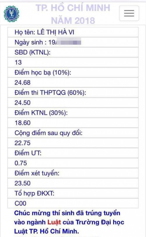 nu sinh bi cua chan dau dh luat tphcm cha van dong hanh cung con den truong