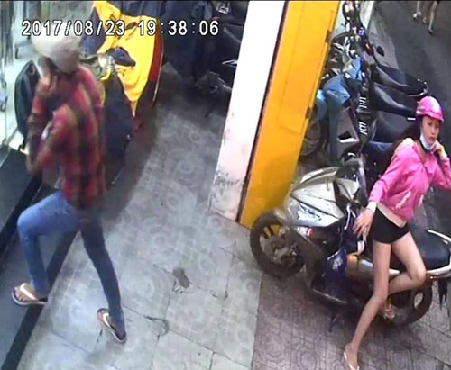 video man kich sieu dang trom xe wave ngay truoc mat bao ve o tphcm