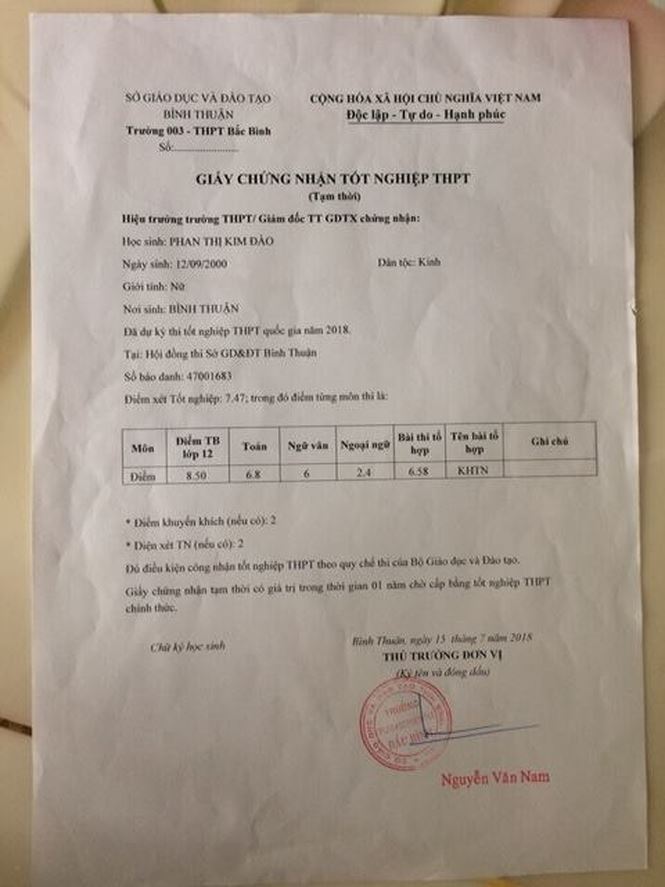 Thêm trường hợp rớt 'oan' ĐH Y khoa Phạm Ngọc Thạch vì hộ khẩu them truong hop rot oan dh y khoa pham ngoc thach vi ho khau