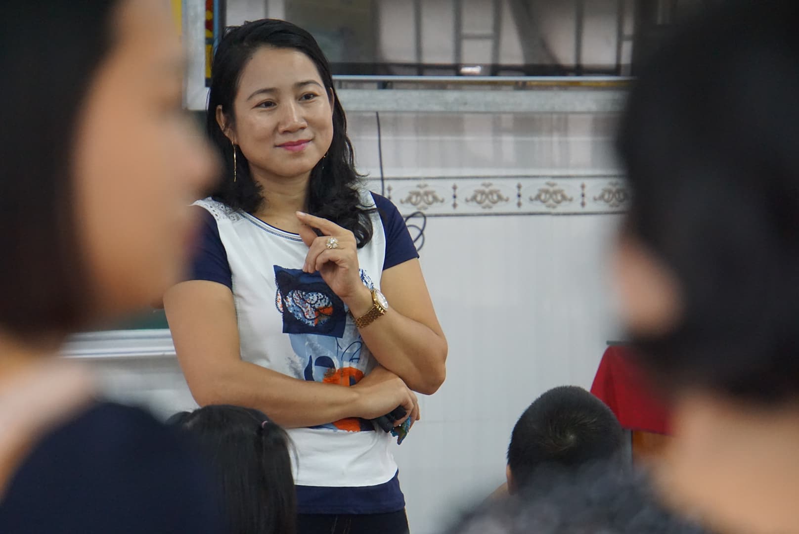 Hồi hộp đưa con đi tựu trường hoi hop dua con di tuu truong