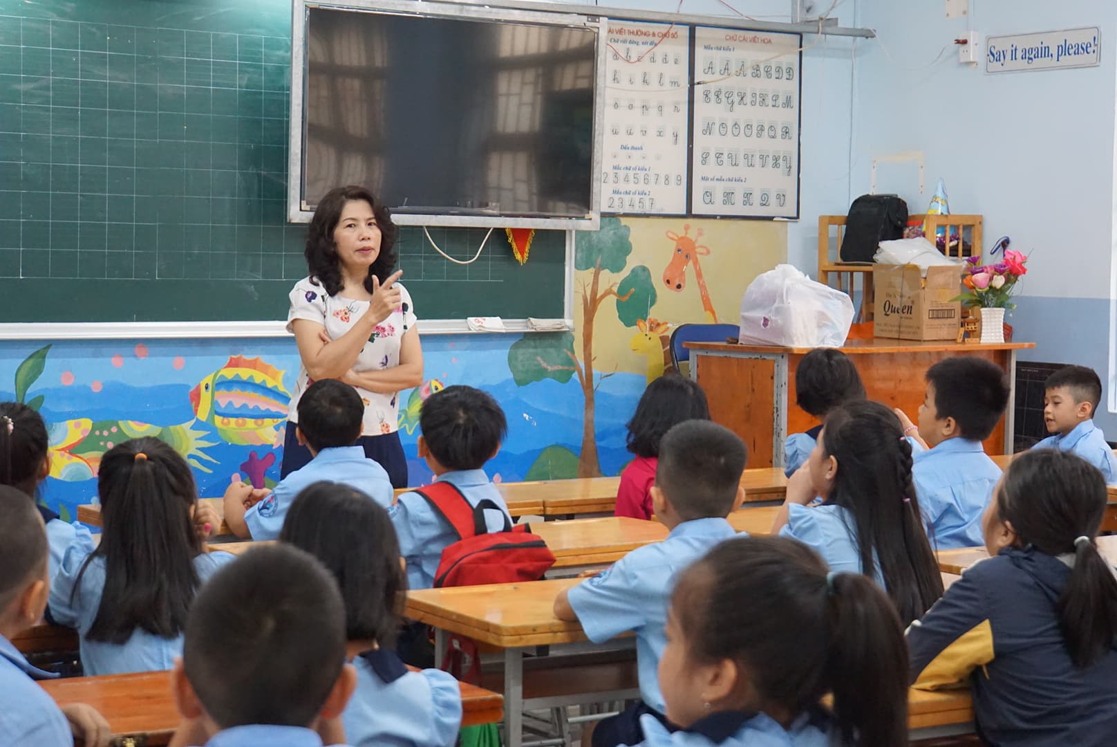 Hồi hộp đưa con đi tựu trường hoi hop dua con di tuu truong