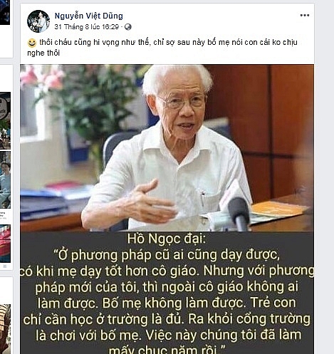 Nhiều dân cư mạng xin lỗi GS Hồ Ngọc Đại vì từng 'phản ứng' cách đọc chữ bằng ô vuông nhieu dan cu mang xin loi gs ho ngoc dai vi tung phan ung cach doc chu bang o vuong