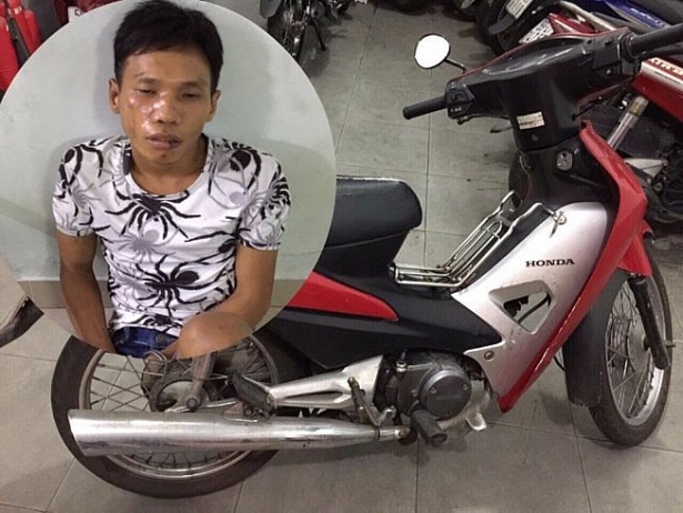 nhau say lan quay ra via he ngu bi trom tho xe may