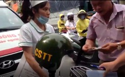 Sự thật việc Cảnh sát trật tự lập biên bản xử phạt lái xe cứu thương