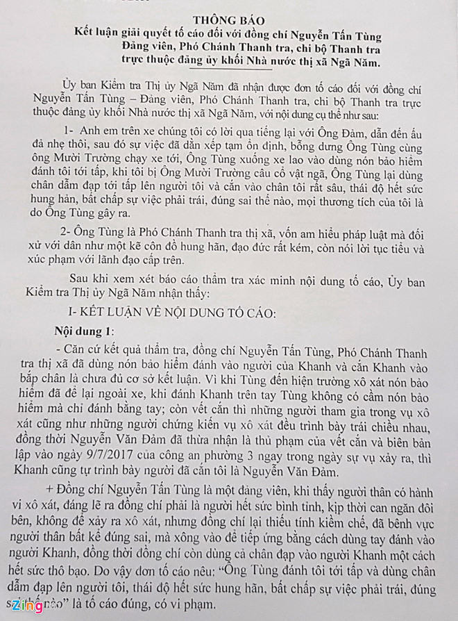 danh nguoi pho thanh tra ma t co ho i la m cha nh a n
