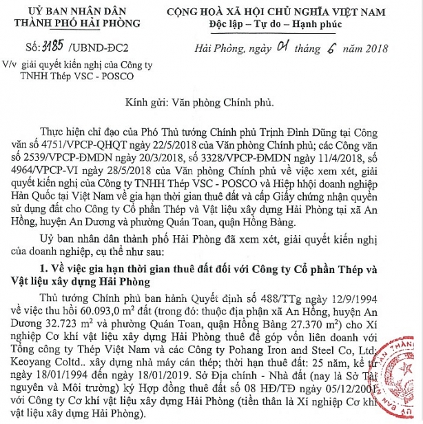 lien doanh trieu do co nguy co tan vo vi 24 nam chua duoc cap so do o hai phong