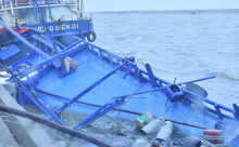 Cứu sống 71 thuyền viên trên 7 tàu hàng chìm ở biển Quy Nhơn