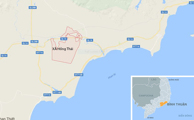 xe khach keo le gan 100m ba ong chau tren duong den truong