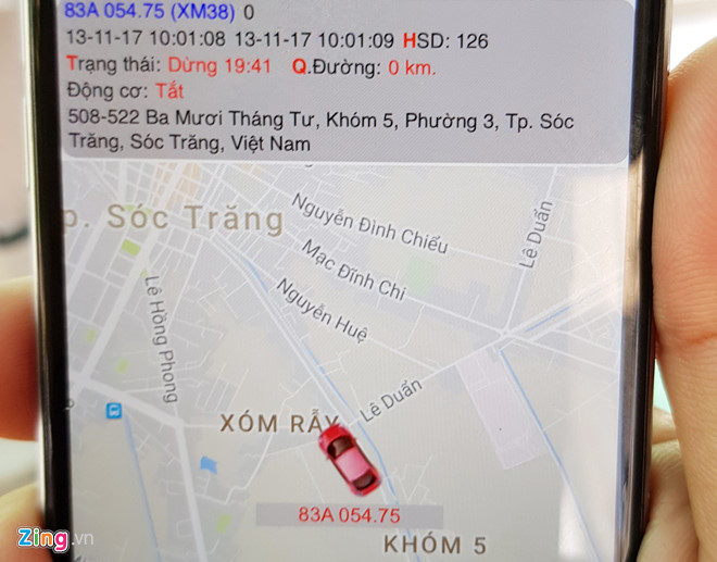 cong an so c trang len tie ng vu ca n bo la i oto tong 7 xe ma y