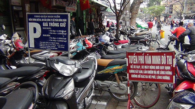 ha noi de xuat tang phi thue via he gap 3 lan tang gia trong giu xe