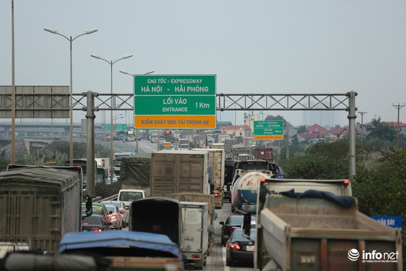 duong dan vao cao toc ha noi hai phong ket cung chieu toi 3012