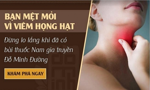 benh viem hong hat man tinh va cach chua hieu qua khong can dot hat