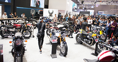 cac hang moto khung chuan bi trien lam tai ha noi