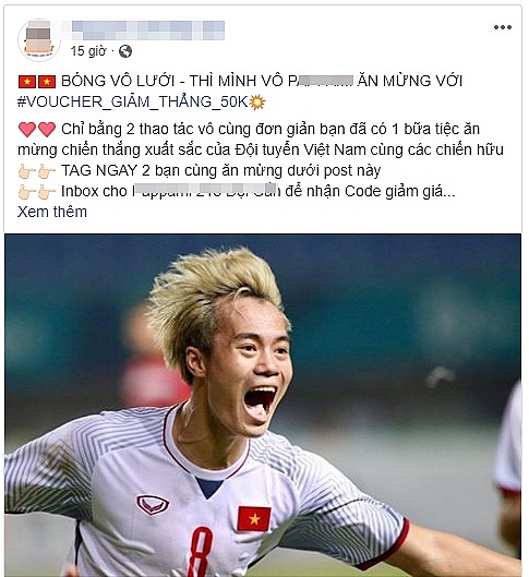 hang loat cua hang tung khuyen mai soc co vu u23 viet nam gianh chien thang
