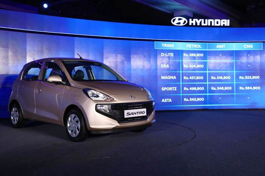 hyundai santro 2018 trinh lang gia chinh thuc chi tu 123 trieu dong