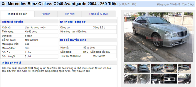 tranh khach xe co mercedes bmw camry doi cu xuong gia 300 trieu dong