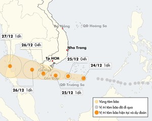 Tin bão Tembin - Bão số 16