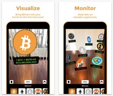 Ứng dụng "rải" Bitcoin, Ethereum quanh chỗ ngồi để cập nhật giá