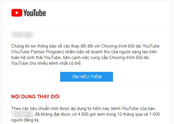 nhieu youtuber vn bat dau nhan thong bao tat kiem tien
