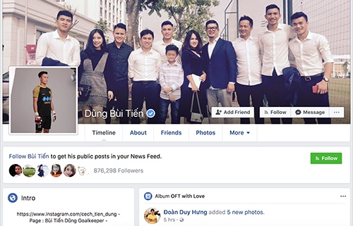 hon 200 tai khoan facebook gia mao cau thu va tuyen u23 viet nam