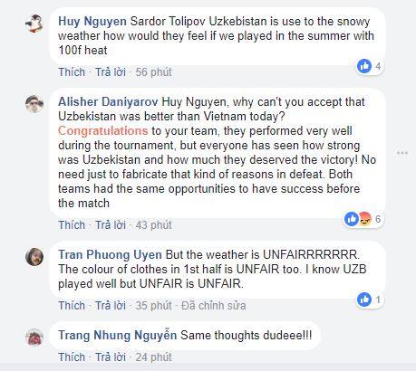 nguoi viet tan cong trang facebook cua cau thu uzbekistan