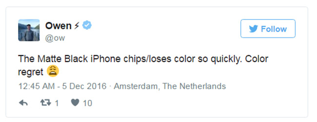 nhieu nguoi dung than phien iphone 7 den mo rat de troc son