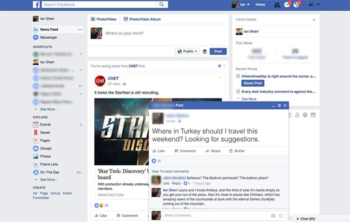 facebook thu nghiem bai dang dang cua so pop up
