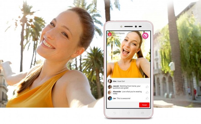 asus ra mat zenfone live chiec smartphone giup ban livestream ao dieu hon