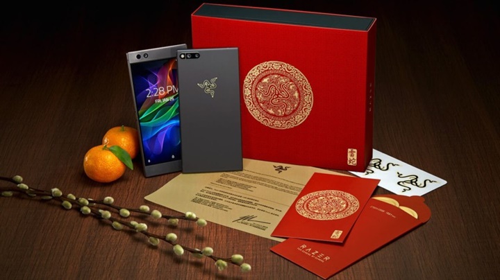 razer ra mat phien ban razer phone gold edition cho dip tet am lich