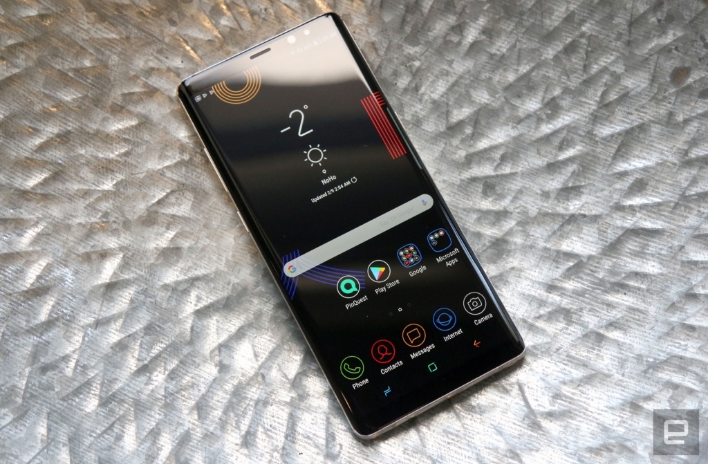 chiem nguong phien ban galaxy note8 ban dac biet mang chu de olympic mua dong 2018