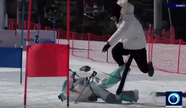 xem robot truot tuyet tau hai o the van hoi mua dong pyeongchang