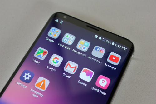 lg g7 se co man hinh 61 inch