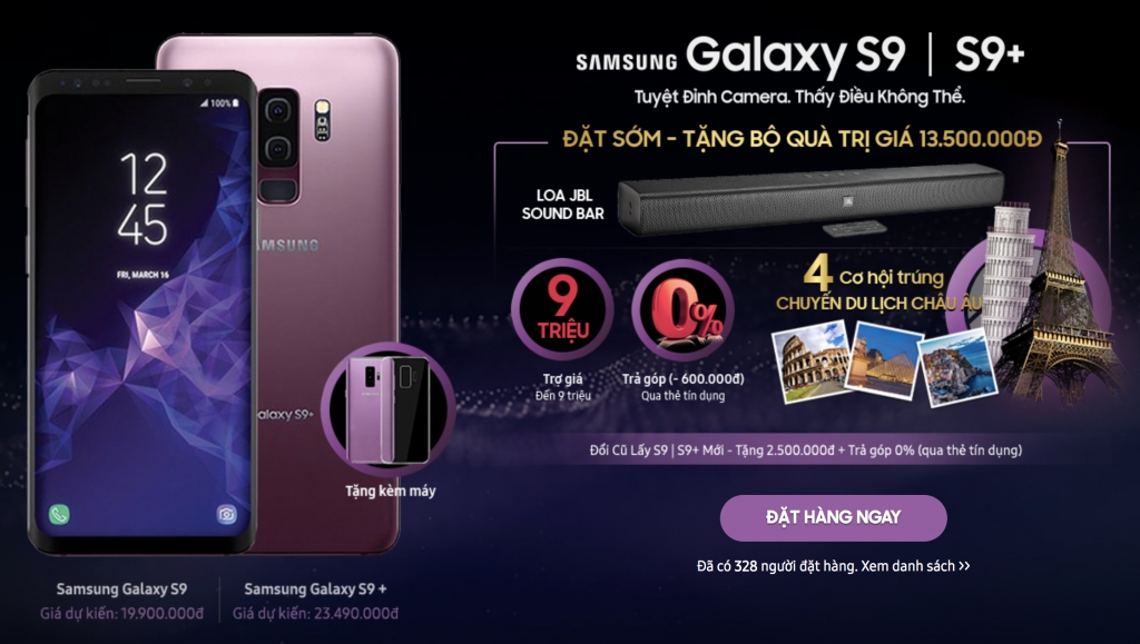 galaxy s9 du kien gia gan 20 trieu dong tai viet nam