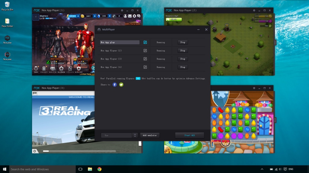 cac chuong trinh giup chay ung dung android tren may tinh windows