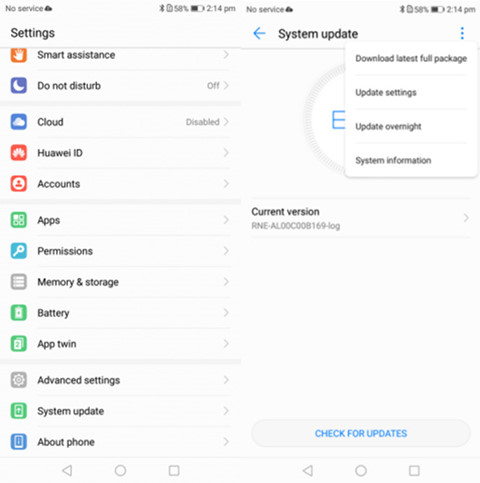 cach thiet lap mo khoa bang khuon mat tren smartphone huawei nova 2i