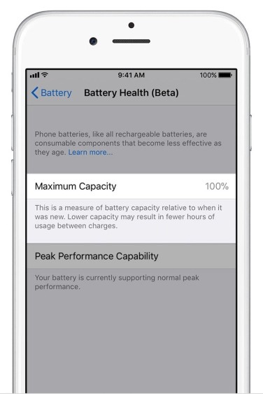 can canh cai dat battery health tren ios 113 cho phep tinh chinh hieu nang cpu