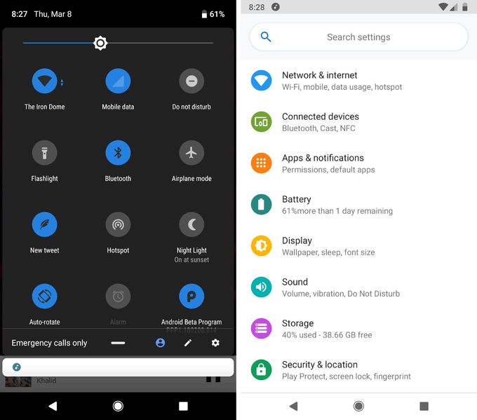 5 điểm mới trên Android P hấp dẫn người dùng 5 diem moi tren android p hap dan nguoi dung