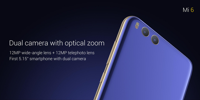 xiaomi trinh lang smartphone cao cap mi 6 snapdragon 835 ram 6gb man 515 inch khong co jack cam tai nghe 35 mm gia 82 trieu