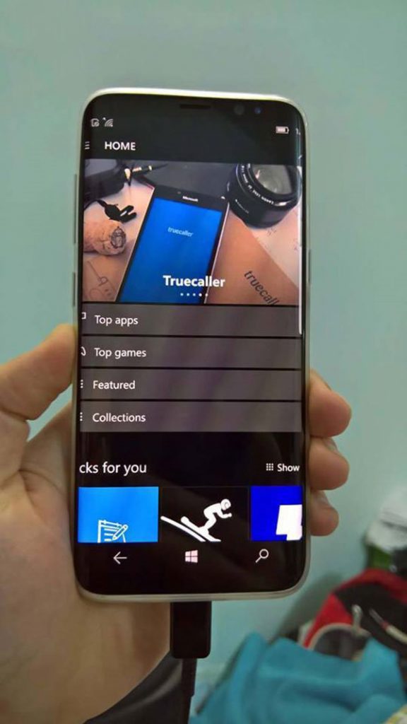 hinh anh galaxy s8 chay windows 10 lo dien