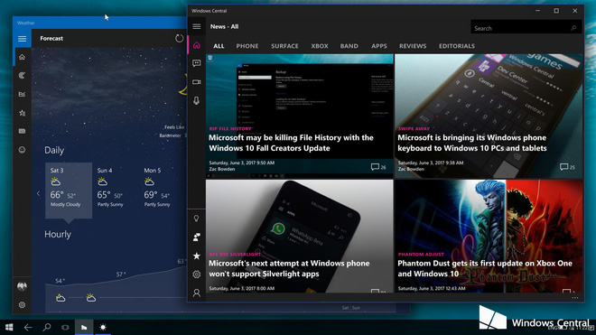 nhung hinh anh va video dau tien duoc tiet lo cua windows 10 cshell du an day tham vong cua microsoft